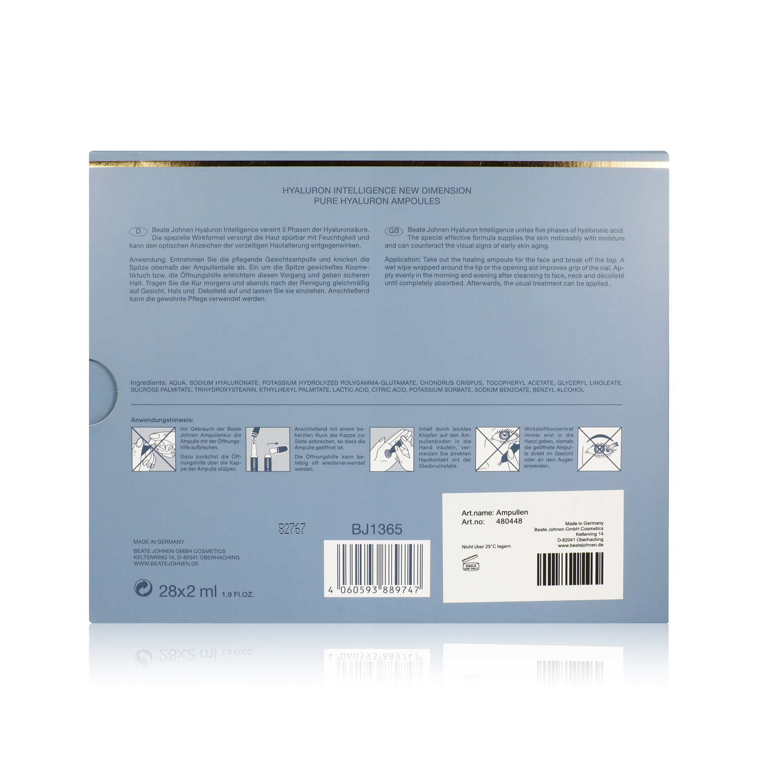 Hyaluron Intelligence Pure Hyaluron Ampoules 480448 288974