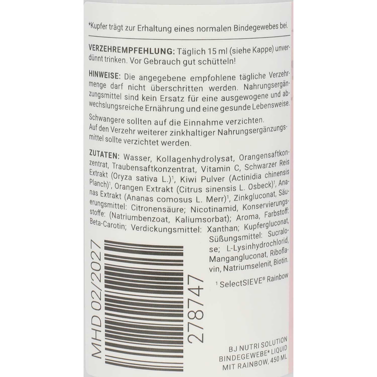 beate johnen Bindegewebe Liquid mit Rainbow 278747