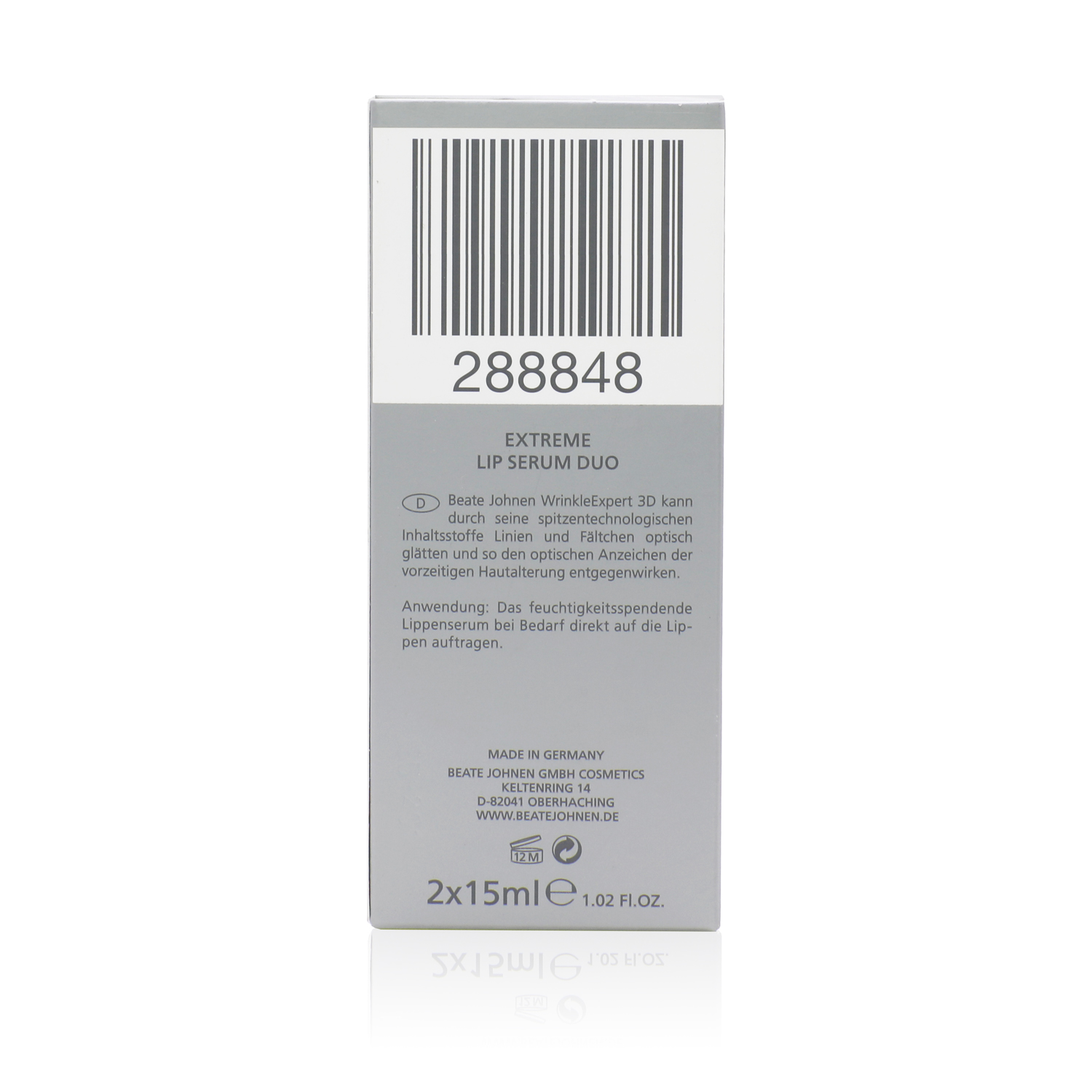 Beate Johnen Wrinkle Expert 3D Extreme Lip Serum Duo 288848