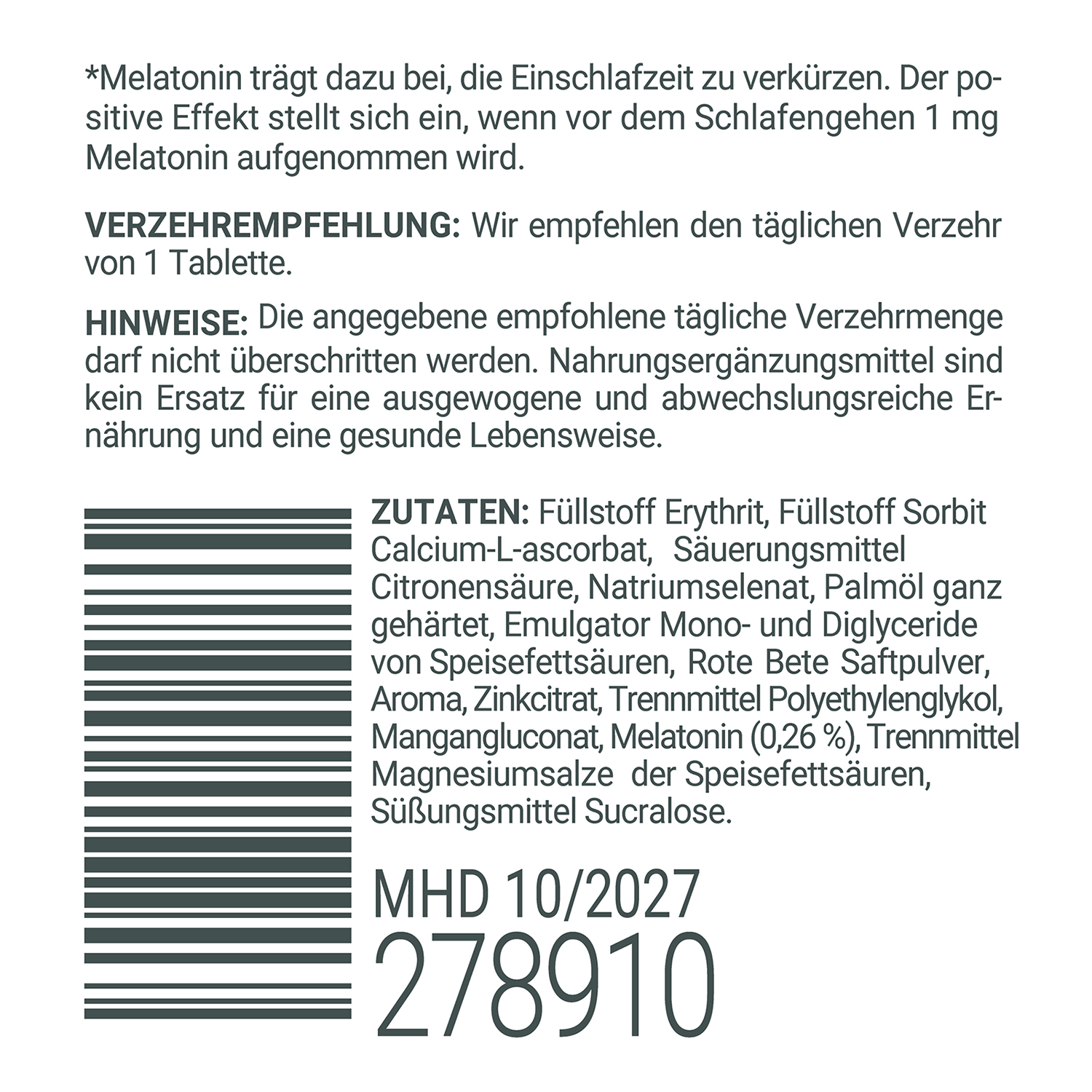 NUTRI SOLUTION Gute Nacht Retard 278910